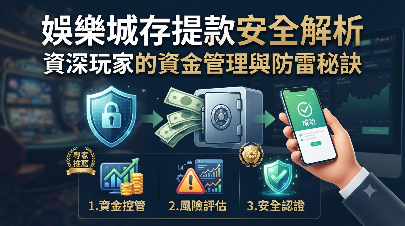 娛樂城存提款安全解析：資深玩家的資金管理與防雷秘訣